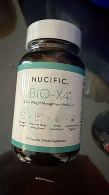 #ad Nucific Bio X4 4 in 1 Probiotic Digestive Weight Support 90 Caps EXP 11 2027 $18.61