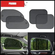 SEAMETAL Car Window Sun Shade Curtains 2Pcs UV Blocking Suction Cup Universal