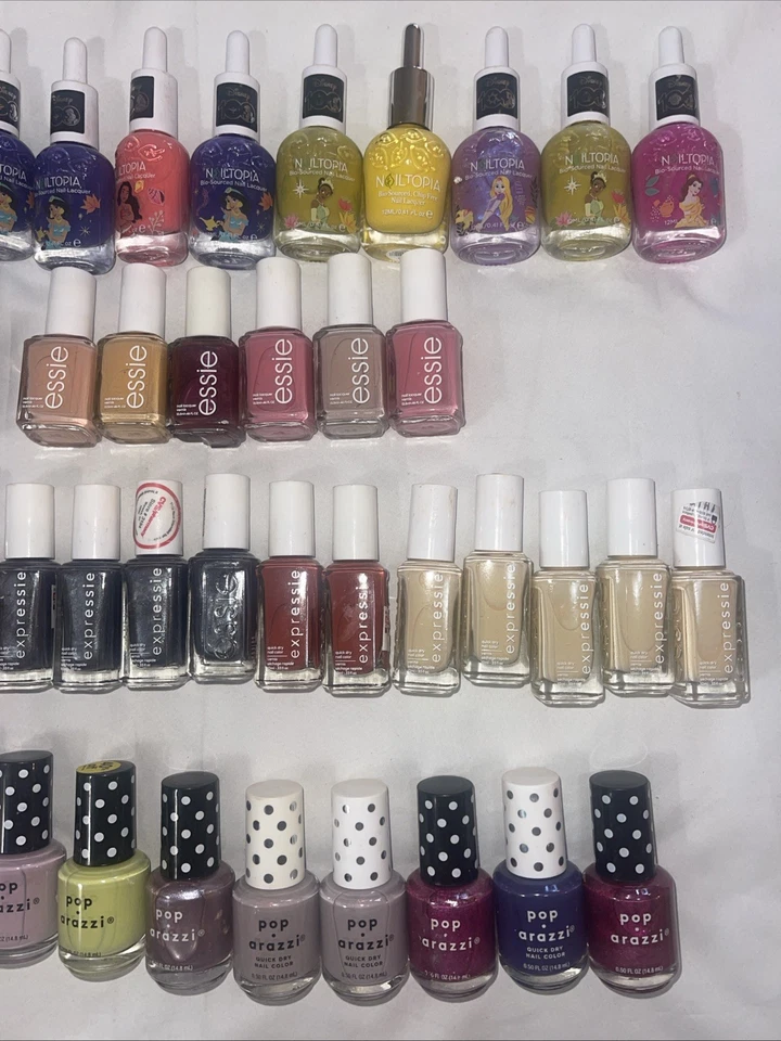 Lote de 50+ piezas de esmalte de uñas (TODO NUEVO) Nailtopia, Essie, Poparazzi ¡$200+ venta al por menor! Foto 3 de 4