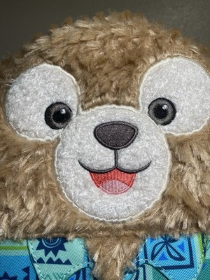 Loungefly Duffy Aulani  Bear Plush Backpack - Blue Green Disney Parks Aulani Loungefly Duffy Bear Backpack Hawaiian  main image 2