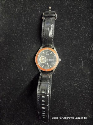 Spinnaker SP5034 Sorrento Wood Bezel 100m watch automatic works great