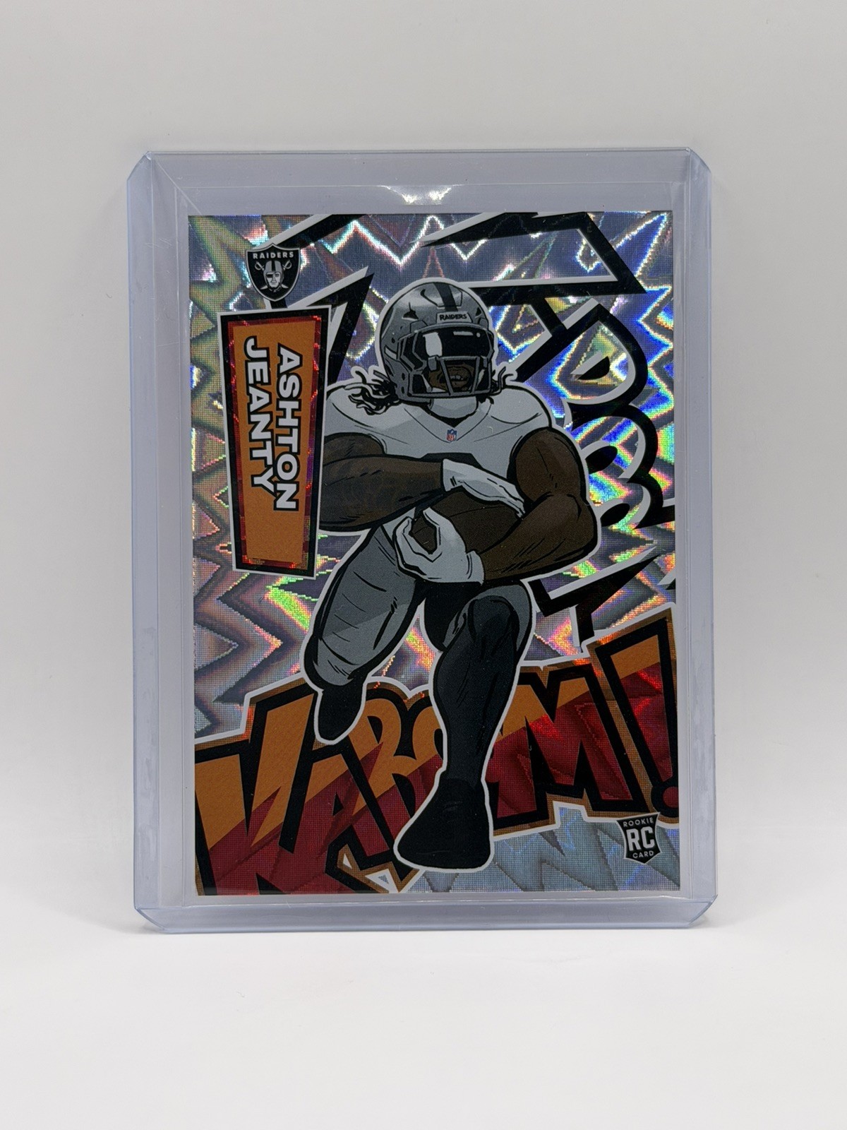 2025 Absolute Kaboom Vertical #35 Ashton Jeanty RC ROOKIE SP RAIDERS