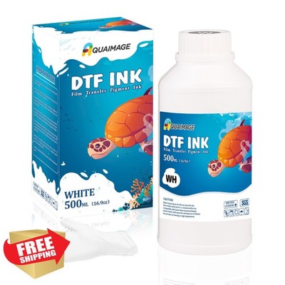 500ml Premium DTF White Ink for PET Film Heat Transfer Printing