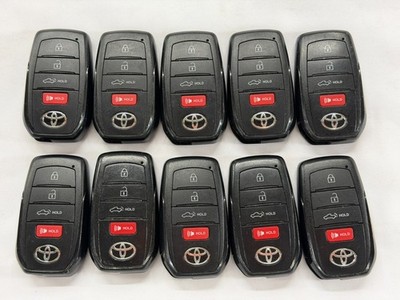10 LOT TOYOTA TACOMA TUNDRA SMART KEYS OEM GENUINE REMOTE FOBS HYQ14FBX