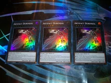 3x Artifact Durendal 1st Edition Super Rare JUSH-EN057 Yu-Gi-Oh!