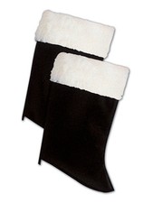 Santa Boot Tops with Fur - Rubie's