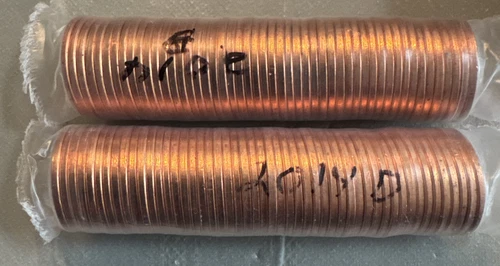 2014-D Lincoln Shield Cent Penny 50 Coin Bank Blister Roll UNC, X Roll Ships@ $2