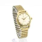 Vintage Omega Seamaster Automatic Champagne 35mm 7.5in Mens Wristwatch #WB5054-1