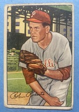 1952 Bowman - Robin Roberts #4 Philadelphia Phillies HOF Baseball Card