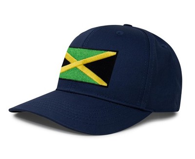 Jamaican Flag Hat for Men Women - Snapback Trucker Baseball Cap (All Navy)