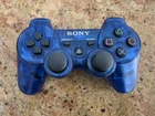 OEM PS3 Controller DualShock 3 Clear Crystal Blue Playstation 3 Tested