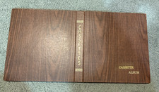 1970 Vintage Cassette Tape Storage Case For 12 Tapes