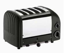 Williams Sonoma Dualit New Generation Classic 4-Slice Toaster | Matte Black