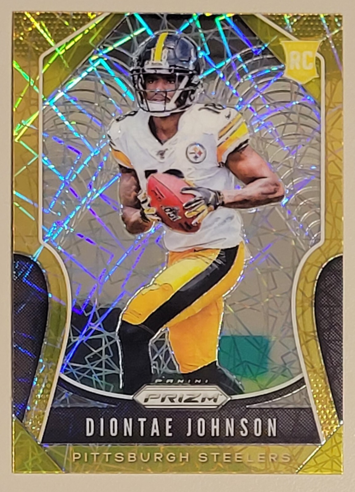 DIONTAE JOHNSON 2019 Panini Prizm Gold Lazer Rookie Card RC #352