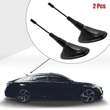 2pcs Black Universal Self Adhesive Base Decorative Antenna Aerial for SUV Car