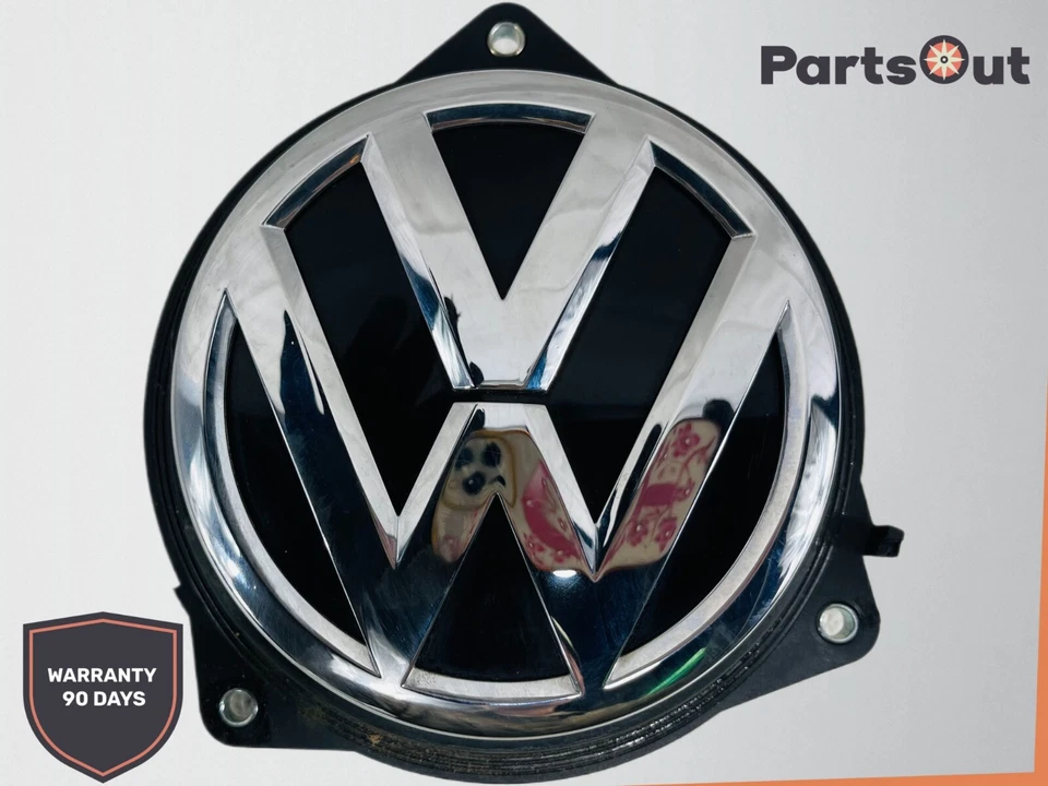 2013-2016 VOLKSWAGEN CC porta-malas traseiro elevador tampa traseira alça liberação emblema OEM - Imagem 3 de 4