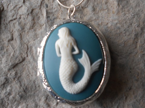 (CAMPÓN)-IMPRESIONANTE MEDALLÓN CAMAFEO SIRENA- CALIDAD- NÁUTICO, MAR, CRUCERO, TROPICAL - Imagen 2 de 5