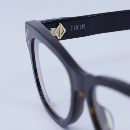 Anteojos Dior CD DIAMONDO S1I 2000 Brillantes Oscuros Habana 54 mm Nuevos Auténticos - Imagen 4 de 6
