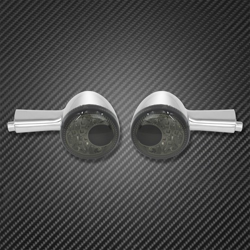 Chrome Rear LED Turn Signals Lights Bracket Fit For Harley Sportster XL 1992-up - Picture 10 of 12
