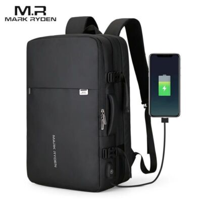 MARK RYDEN Expandable Laptop Business Men Waterproof Backpack school  Travel bag