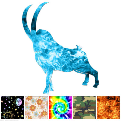 Bighorn Sheep Goat - Decal Sticker - Multiple Patterns & Sizes - ebn6468