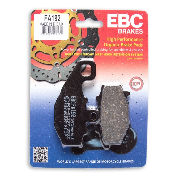 BremsbelÄGe Hinten Organic EBC FA192 Kawasaki Z 750 S Z750 2005-2006-image