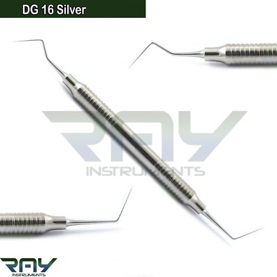 Dental Explorer DG 16 Silver Diagnostic Hollow Handle Double Eended Instrumets