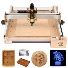 CNC Router Machine All-Metal 40*40cm Working Area For Wood MDF Carving Cutting