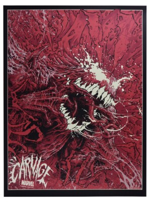 #ad Carnage Screen Print by Godmachine Grey Matter 2016 NYCC Comic Con Exclusive $189.95