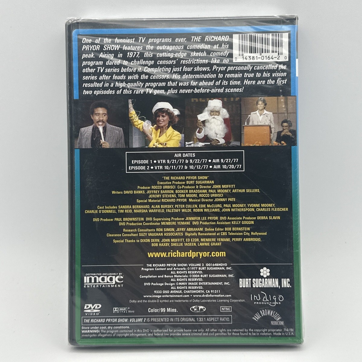 The Richard Pryor Show: Volume 2 1977 SEALED DVD RARE OOP Sketch