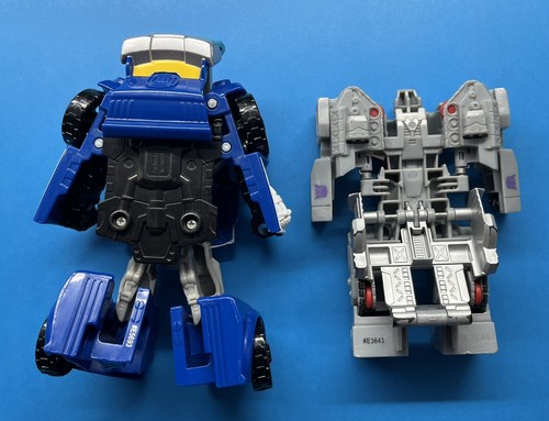 Turbo Change Megatron Transformers Cyberverse TCV-08 & Rescue Bots Chase Police - Picture 6 of 11
