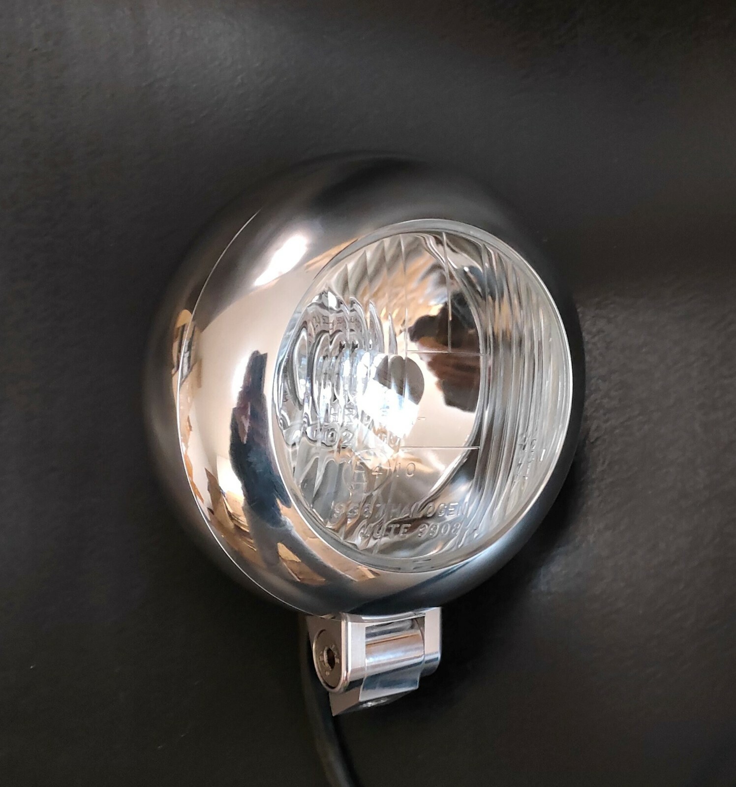 Headlight Sphera Seamless motorbikes Harley Triumph Bobber Chopper CNC Billet