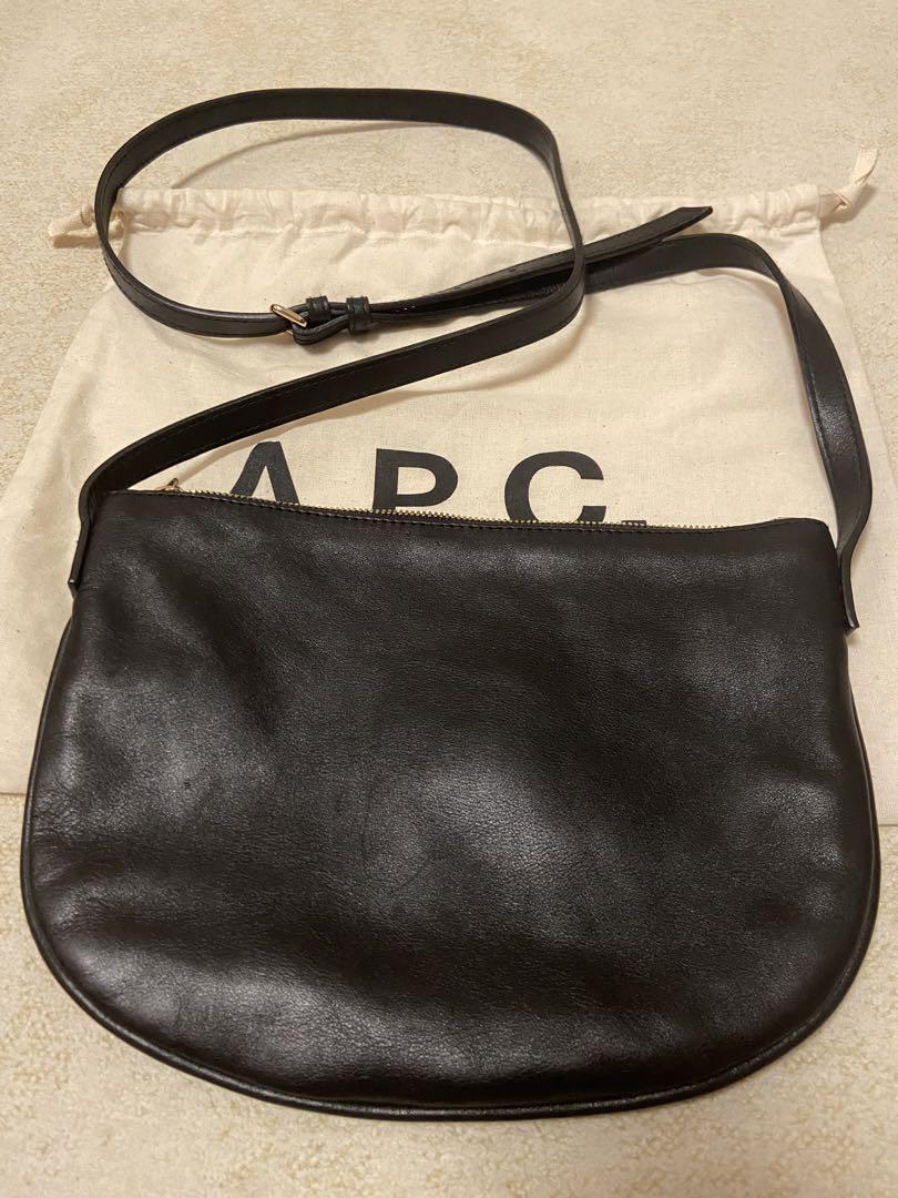 ☆国内即発☆【A.P.C.】Maelys バッグ ボルドー Apc A.P.C. Maelys Leather Shoulder Bag Black Women Top