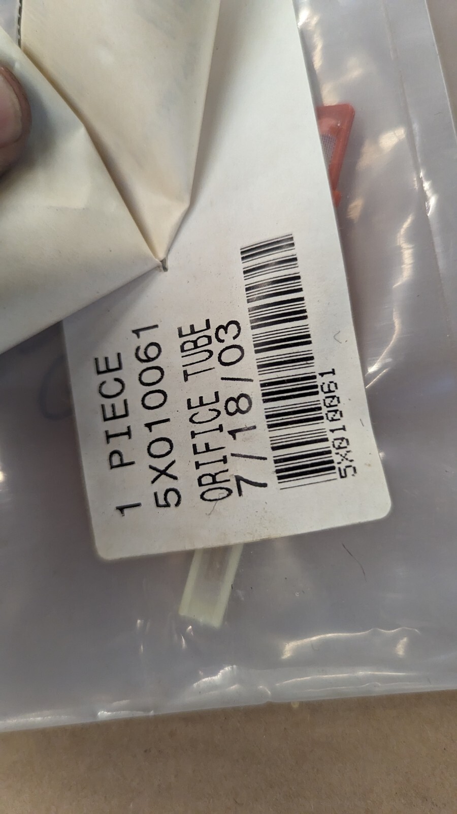 5X010061 Peterbilt A/C AC Orifice Tube New Genuine Pete Paccar KW eBay