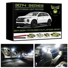 White Led Interior Light Kit For 2011-2026 Mitsubishi Outlander Sport 3014 Serie