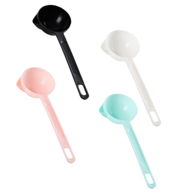 #ad 4pcs soup strainer spoon Gravy Strainer Strainer Spoon Kitchen Oil Seperator $16.51