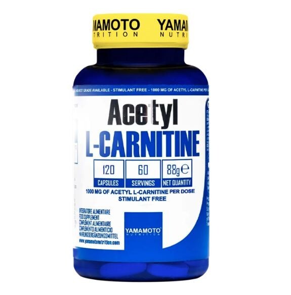 Yamamoto Acetyl L-CARNITINE 120 Capsule-Acetil L-Carnitina, burcia grassi