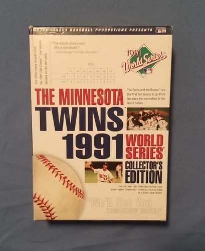 Rare Minnesota Twins 1991 World Series Collector’s Edition 7-Disc DVD Set Rarität