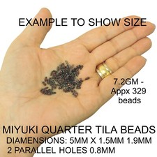 Cuentas Para Hacer Joyas Miyuki Cuadrado Negro
