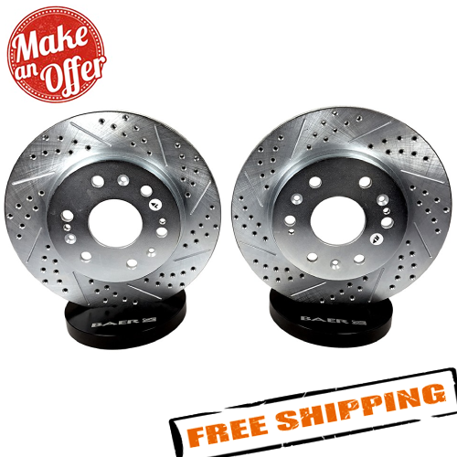 BAER Brakes 55045020 Rear Sport Rotors for 9704 Corvette C5 / 0513