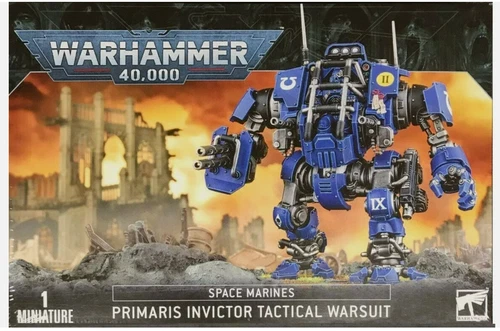 Warhammer 40k Primaris Invictor Tactical Warsuit Space Marines NEW NO BOX