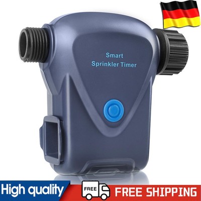 Zigbee Water Timer with Rain Delay Smart Hose Faucet Timer Blue for Lawn Garden