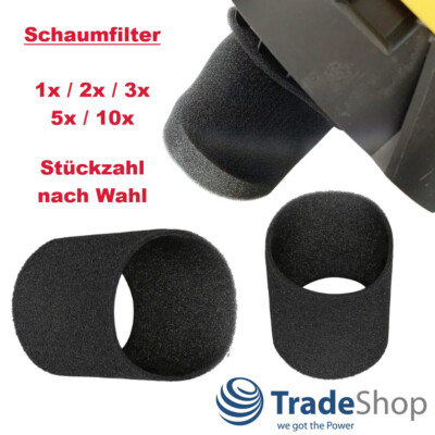 1x bis 10x Schaum Motorfilter für Einhell BT-VC 1450SA, 1500 SA, BVC 1250-S