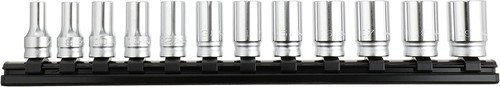 Koken 9.5mm Plug Z-EAL Semi-Deep Socket Rail Set 12 Sets RS3300XZ12 - Picture 2 of 3