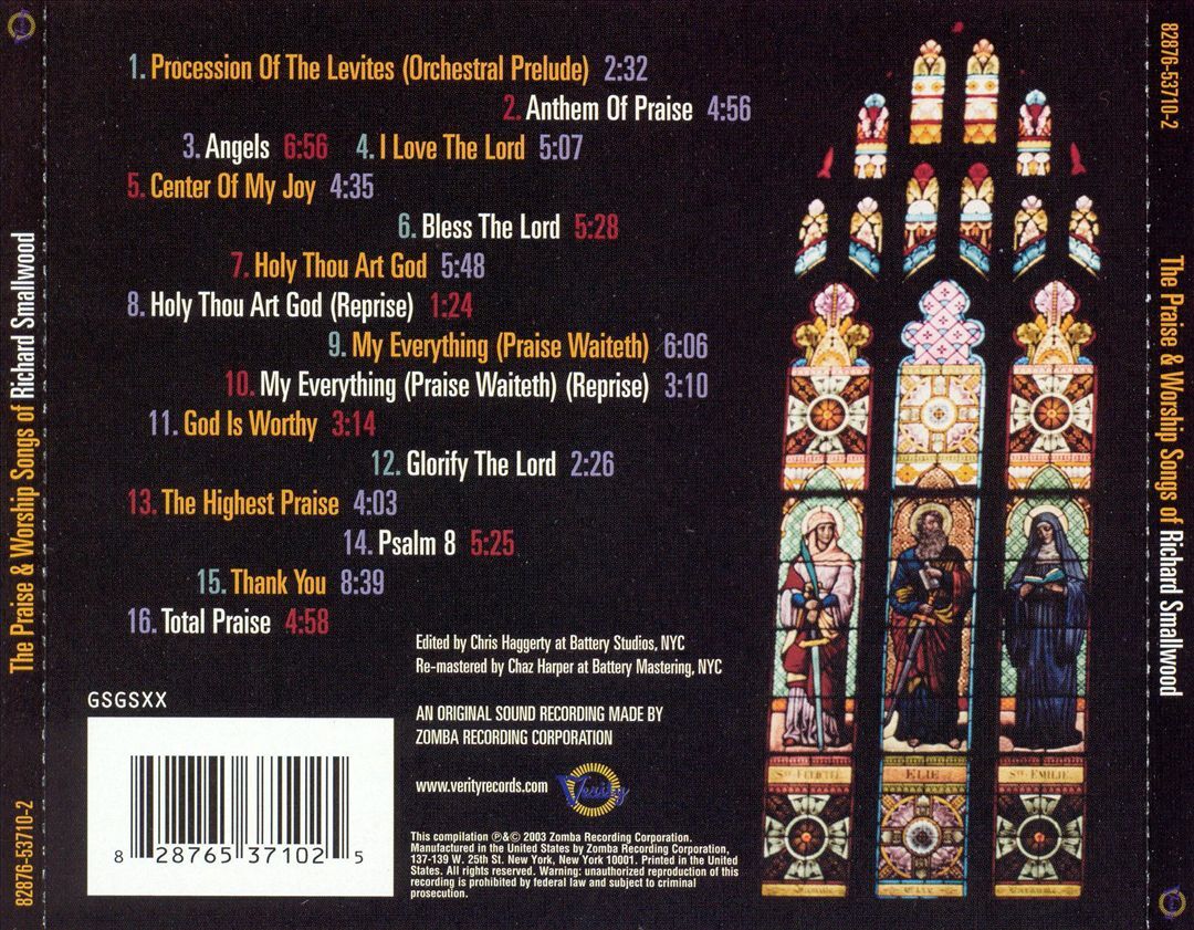 【中古】 Richard Smallwood / Vision / Praise &amp; Worship Songs Of Richard Smallwood: Amazon.ca: The Praise & Worship Songs Of