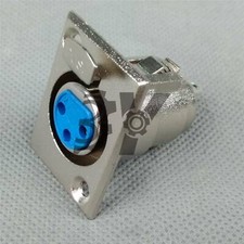 New XLR 1PCS 3-Pin Female Chassis Panel Socket Speaker Audio Connector