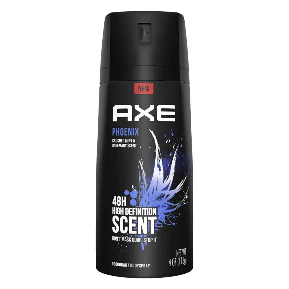 Axe Phoenix Crushed Mint Rosemary Scent Body Spray, 4oz (150ml