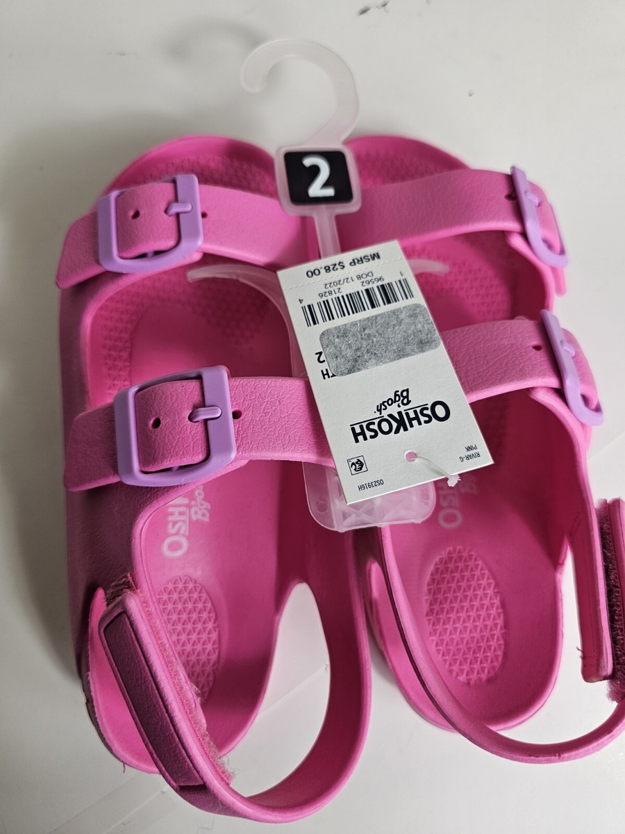 (^^) OshKosh B'Gosh Double-Buckle Water/Land Sandals; Size 2 | eBay