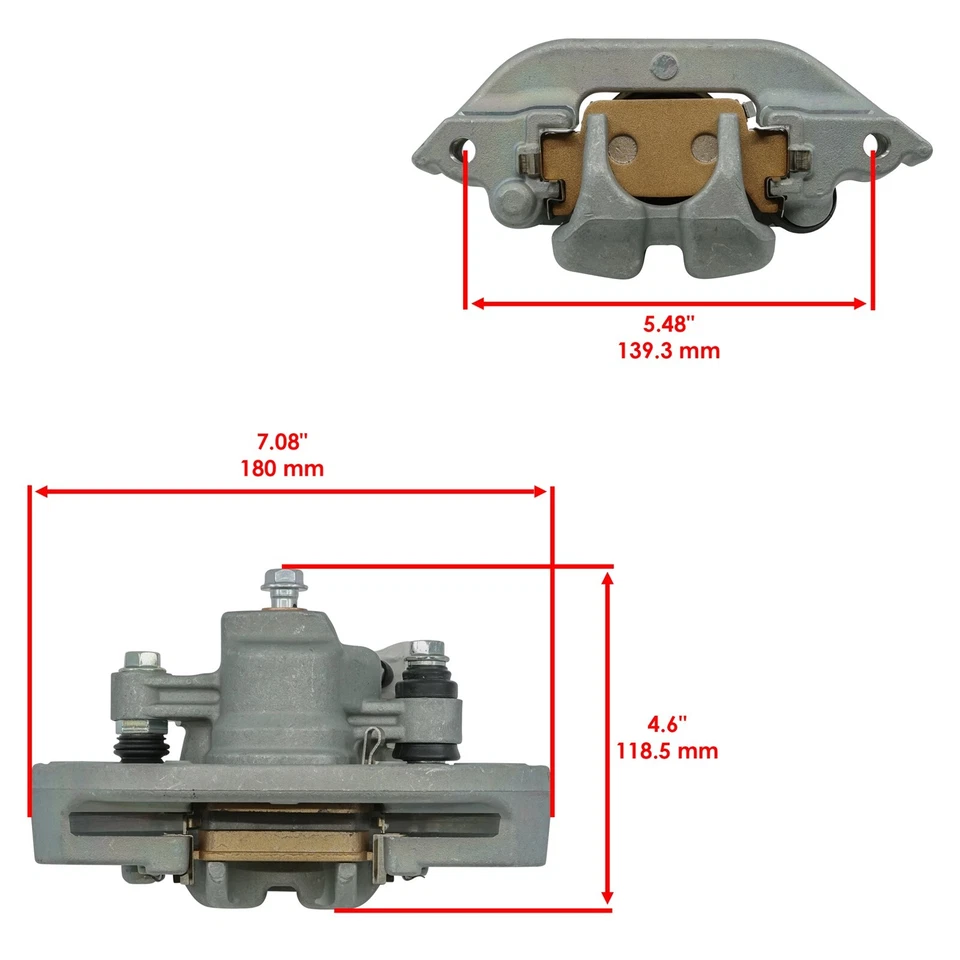 Pinza de freno delantera derecha e izquierda Caltric 45250-HP0-B81 45150-HP0-B81 para Honda Foto 2 de 4