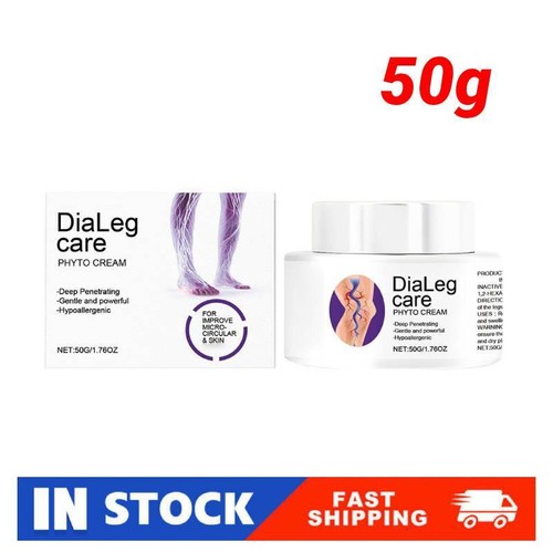 DiaLeg Care Cream, VaricoseVein Cream Helps Cramps, and Leg Pain 50g~~~R